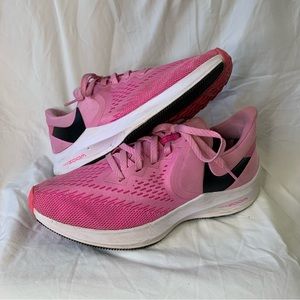 Nike Women’s 9 Zoom Winflo 6 Psychic Pink Athletic Running Shoe